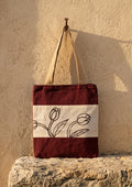 COTTON CLOATH BAG WITH ZIP